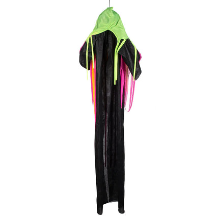 Halloween Puppe Neon Sensenmann 1,20m