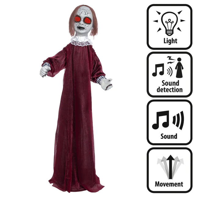 Halloween Puppe Laughing Dolly 90cm