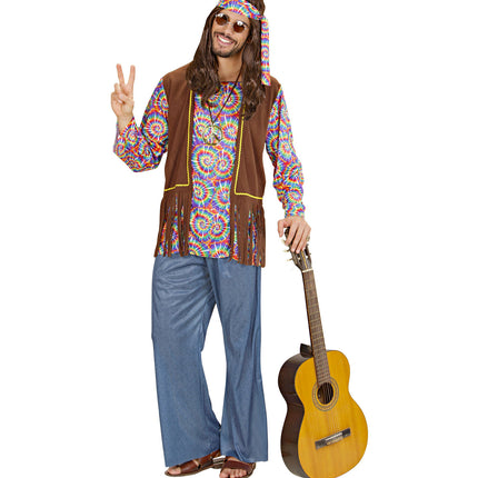 Hippie Mann Psychedelic Kostüm