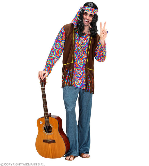 Hippie Mann Psychedelic Kostüm