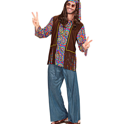 Hippie Mann Psychedelic Kostüm