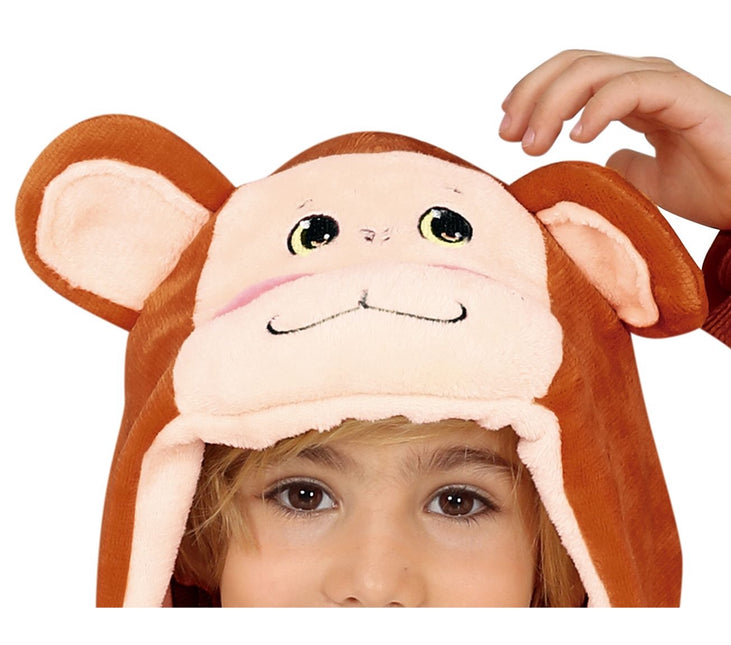 Monkey Onesie Kind Braun