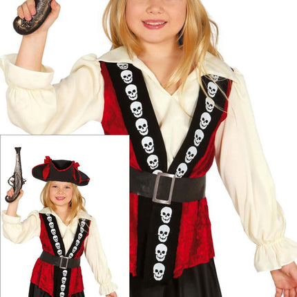 Totenkopf Piratenkleid Kind