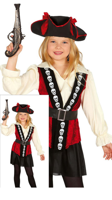 Totenkopf Piratenkleid Kind