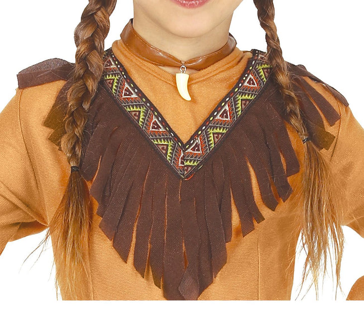 Indianer Mädchen Kostüm Braun