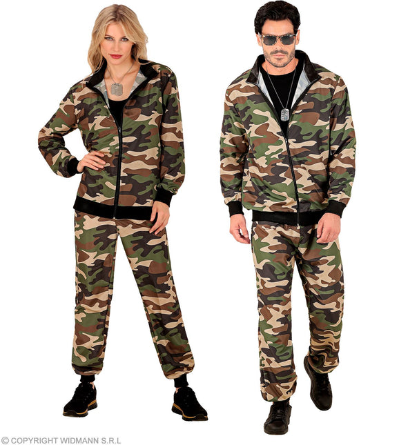 Trainingsanzug Camouflage Kostüm