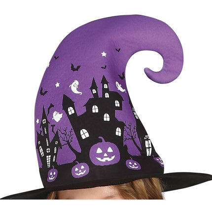 Hexe Halloween Kostüm Mädchen Lila