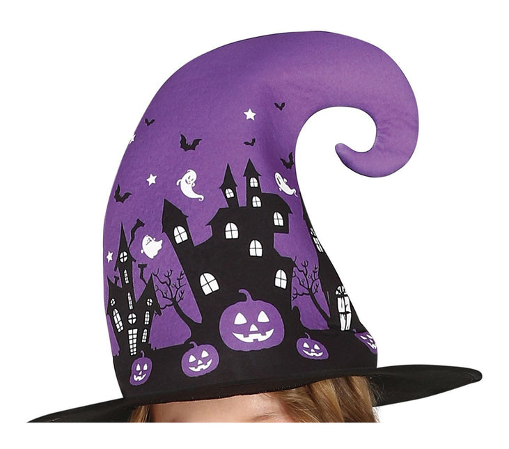 Hexe Halloween Kostüm Mädchen Lila