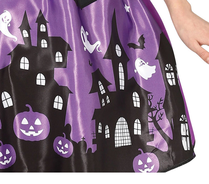 Hexe Halloween Kostüm Mädchen Lila