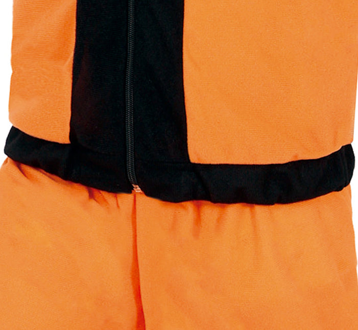 Ninja Kostüm Junge Orange Schwarz