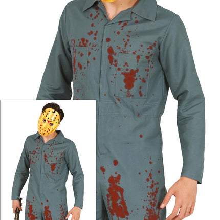 Psycho Halloween Kostüm Herren Jumpsuit