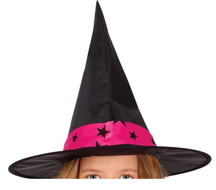 Hexe Halloween Kostüm Mädchen Stern Rosa