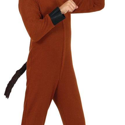 Onesie Pferd Braun