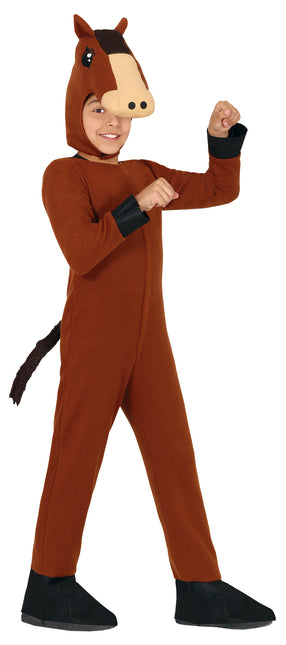 Onesie Pferd Braun