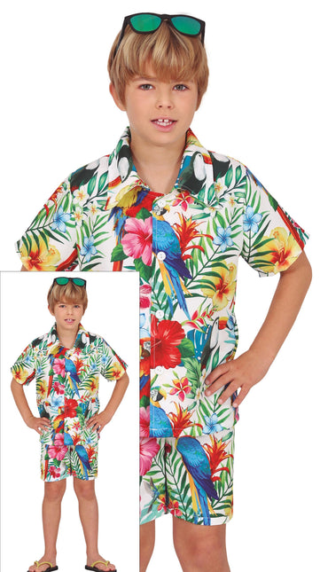 Hawaii Set Tropischer Junge