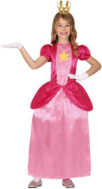 Prinzessin Pfirsich Kleid Rosa Mädchen