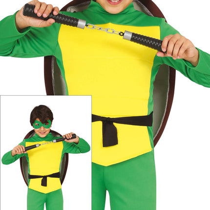 Ninja Turtle Kämpfer Kostüm Junge