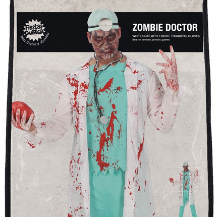 Doktor Zombie Halloween Kostüm Männer