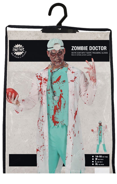 Doktor Zombie Halloween Kostüm Männer