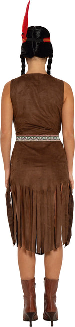 Indisches Kleid Beige Damen