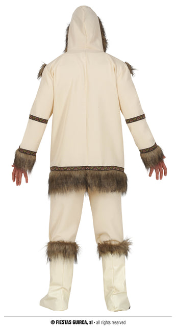 Eskimo Kostüm für Männer Beige