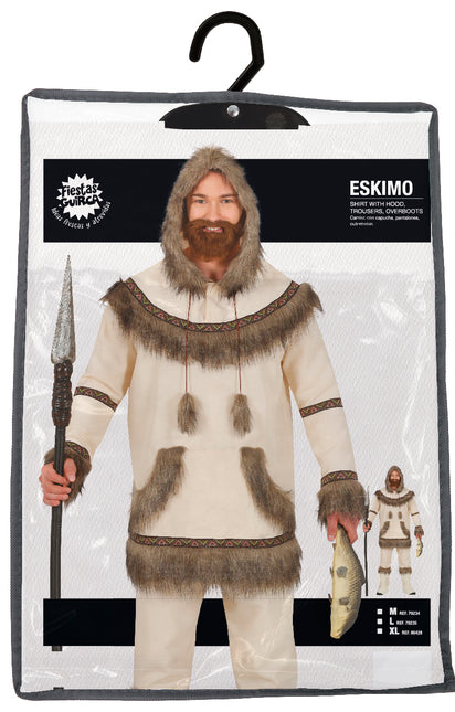 Eskimo Kostüm für Männer Beige