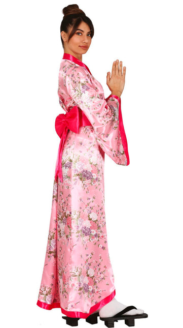 Kimono Kostüm Rosa Damen