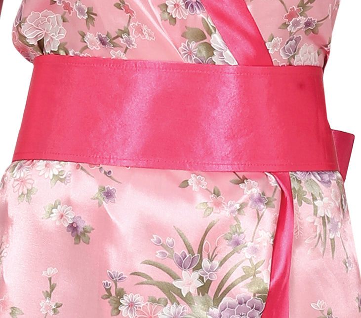 Kimono Kostüm Rosa Damen