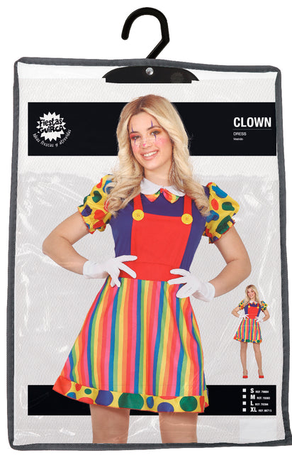 Clown Kostüm Kleid Damen