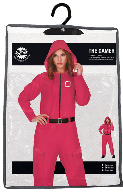 Quadratisches Kostüm Damen Rosa