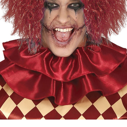 Horror Clown Halloween Kostüm Männer Rot