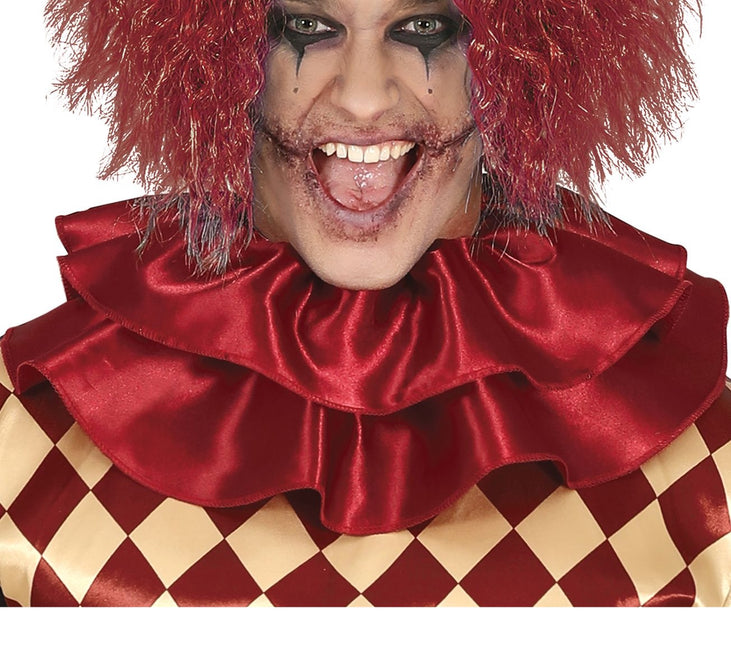 Horror Clown Halloween Kostüm Männer Rot