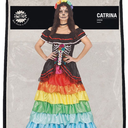 Dia De Los Muertos Halloween Kostüm Damen