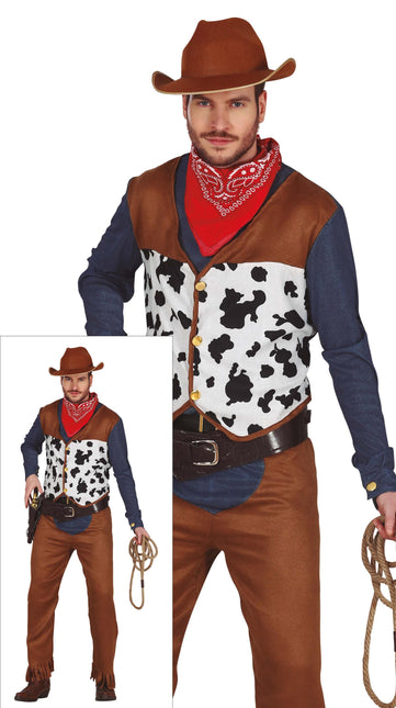 Cowboy Kostüm Männer Braun