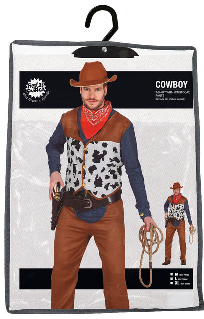 Cowboy Kostüm Männer Braun