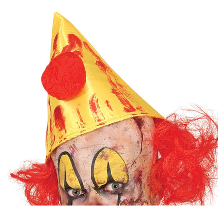 Killer Clown Halloween Kostüm Männer Gelb