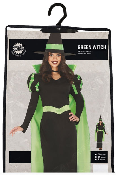 Hexe Halloween Kostüm Damen Grün