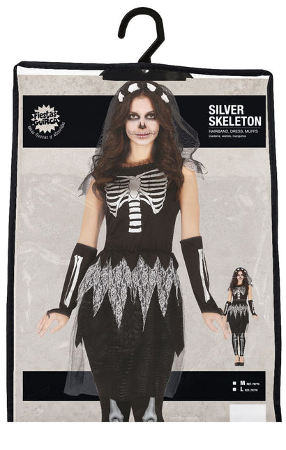 Skelett Halloween Kostüm Damen