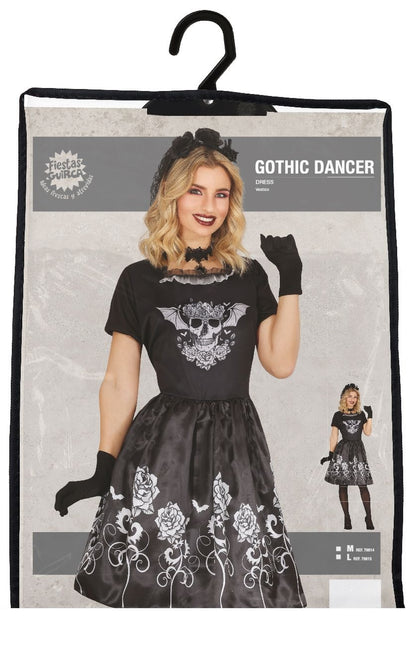 Geist Halloween Kleid schwarz