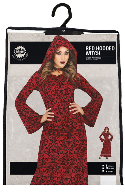 Hexenkleid Damen rot