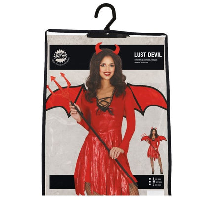 Teufelin Halloween Kostüm Damen Rot