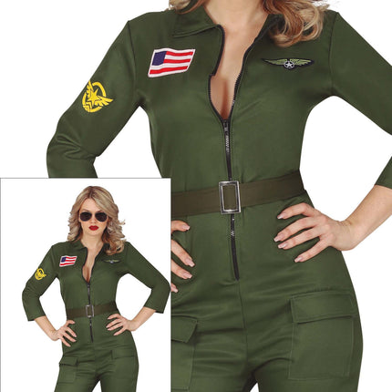 Pilotin Kostüm Ladies Top Gun