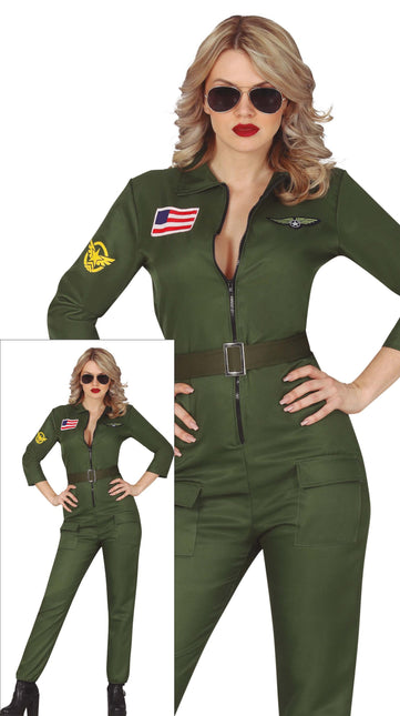 Pilotin Kostüm Ladies Top Gun