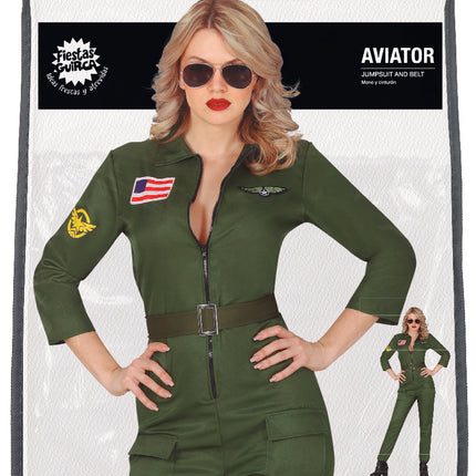 Pilotin Kostüm Ladies Top Gun