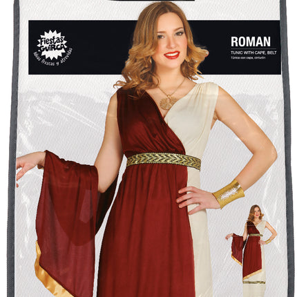 Römisches Kleid Rot Damen