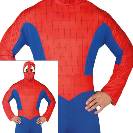 Spiderman Kostüm Rot Blau Männer