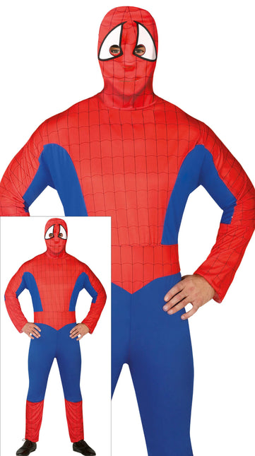 Spiderman Kostüm Rot Blau Männer