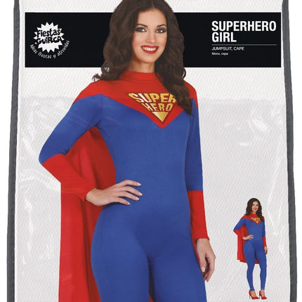 Supergirl Kostüm Blau Damen