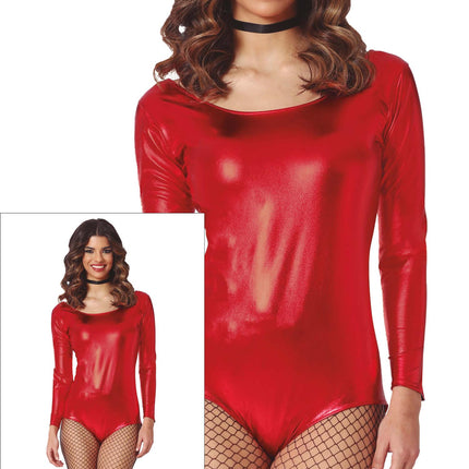 Trikot Rot Damen Metallic