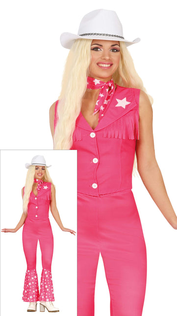 Cowgirl Kostüm Rosa Damen